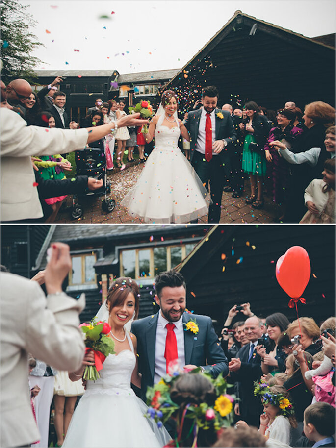 Real Wedding: Una inspiración increíble en los colores del arcoíris - Foto We Heart Pictures
