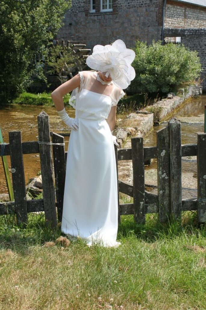 Robe de mariée sur mesure Pascale de Lavernette 2014 - Modèle : Ambre