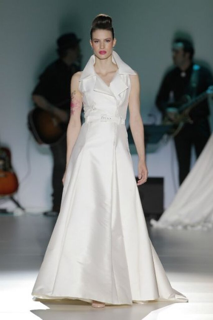 Collection de robes de mariée Isabel Zapardiez 2014. Photo: Barcelona Bridal Week