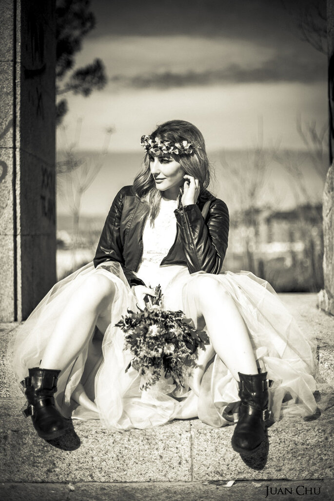 Una novia rebelde: un look rockero y atrevido tu boda