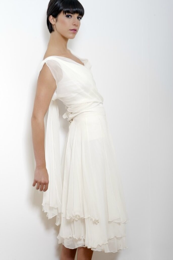 Robe de mariée sur mesure - Odile Léonard - Crédit photo : Michael Guichard