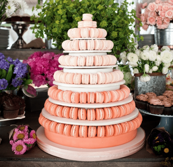 Macarons como postre para tu boda - Foto Blaine Siesser