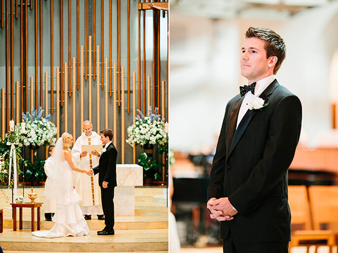 Real Wedding: Una boda romántica con lindos detalles de moños - Foto Josh Elliott