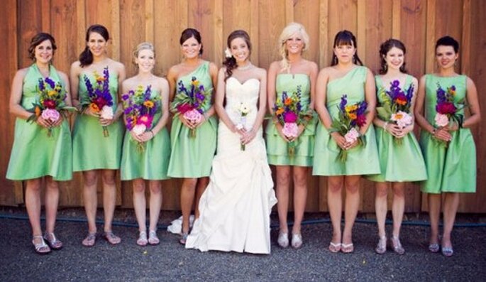 Damas de honor - Fotos: Green Wedding Shoes