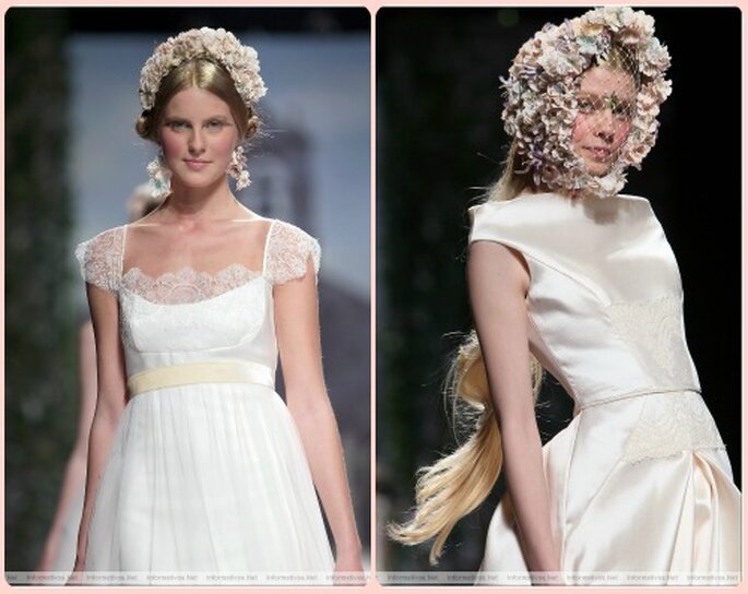Pour Victorio & Lucchino, rien de tel qu'un bouquet de mariée qui illumine le visage - via victorioylucchino.com
