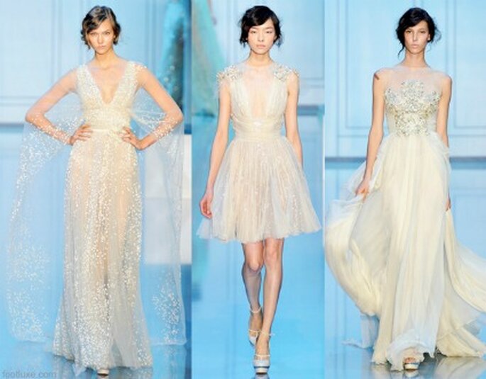 Tre stupendi modelli della Collezione Haute Couture 2011-2012 di Elie Saab