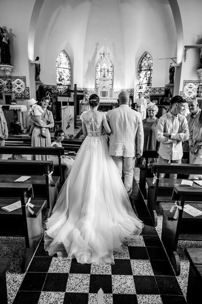 Cérémonie de mariage à l'église