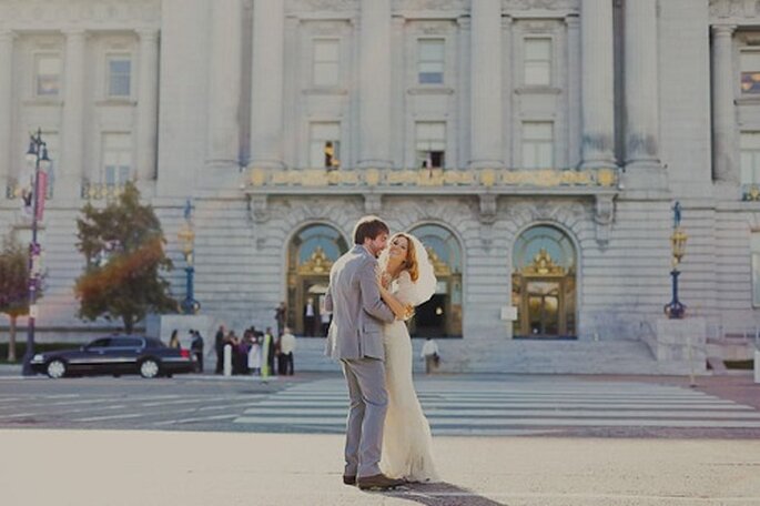 El 'elopement' de Dionne y Damien se celebró en San Francisco. Foto: Tinywater Photography