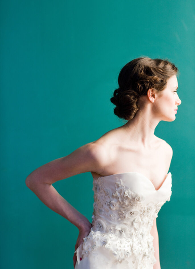 Vestidos de novia frescos. Foto de Carol Hannah.