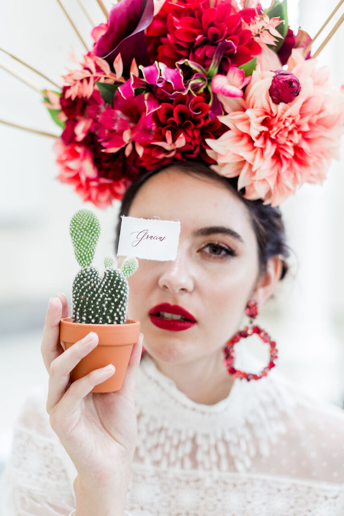 Frida Kahlo inspiriertes Hochzeitsshooting