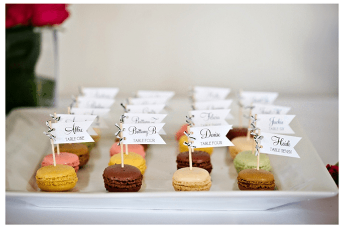Macarons para el postre de tu boda - Foto Dana Goodson Photography