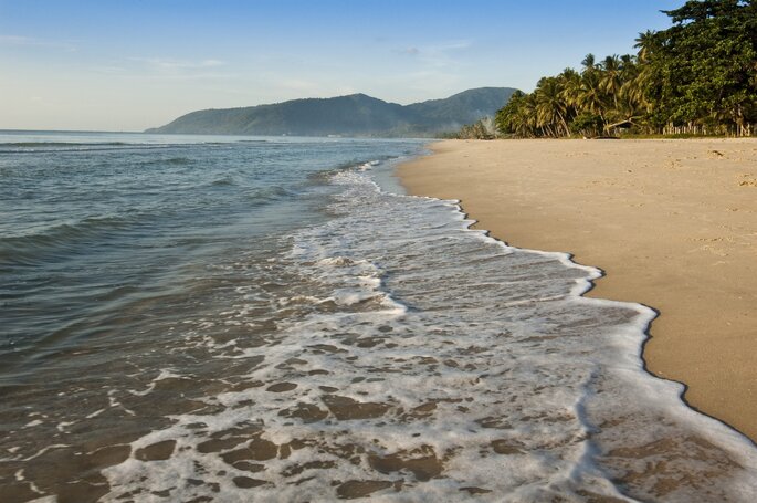 Khanom Beach is located in Hat Khanom - Mu KoThale Tai National Marine Park, Nakhon Si Thammarat