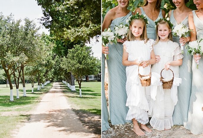 Real Wedding: Una mágica boda en un jardín encantador - Fotos de Mandy Busby