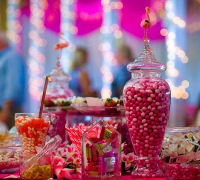 Ein Highlight in Pink: die Candy-Bar – Foto: cb karine razvanphotography