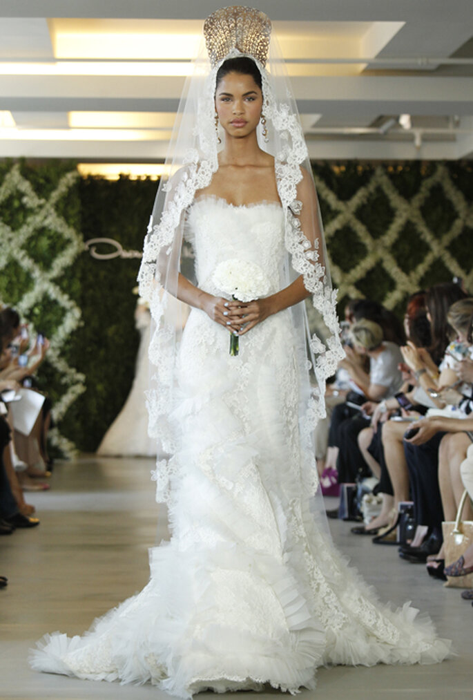 Dramatische Brautkleider gibt es von Oscar de la Renta – Foto: Oscar de la Renta