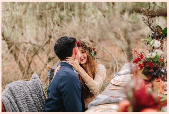 Sesión de fotos pre boda inspirada en los colores del invierno - Foto Danielle Capito