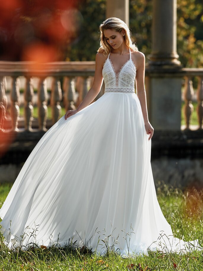 60 vestidos de novia para mujeres bajitas: ¡luce estilizada con estos  diseños!