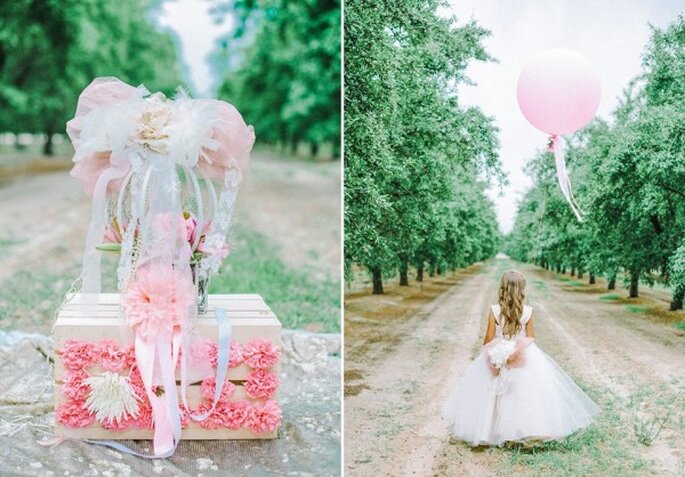 Encantadores vestidos en lindos colores para tus pajes de boda - Foto Amalee Bridal