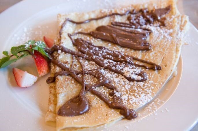 Crêpes met Nutella. Credits: La Carvana Vintage