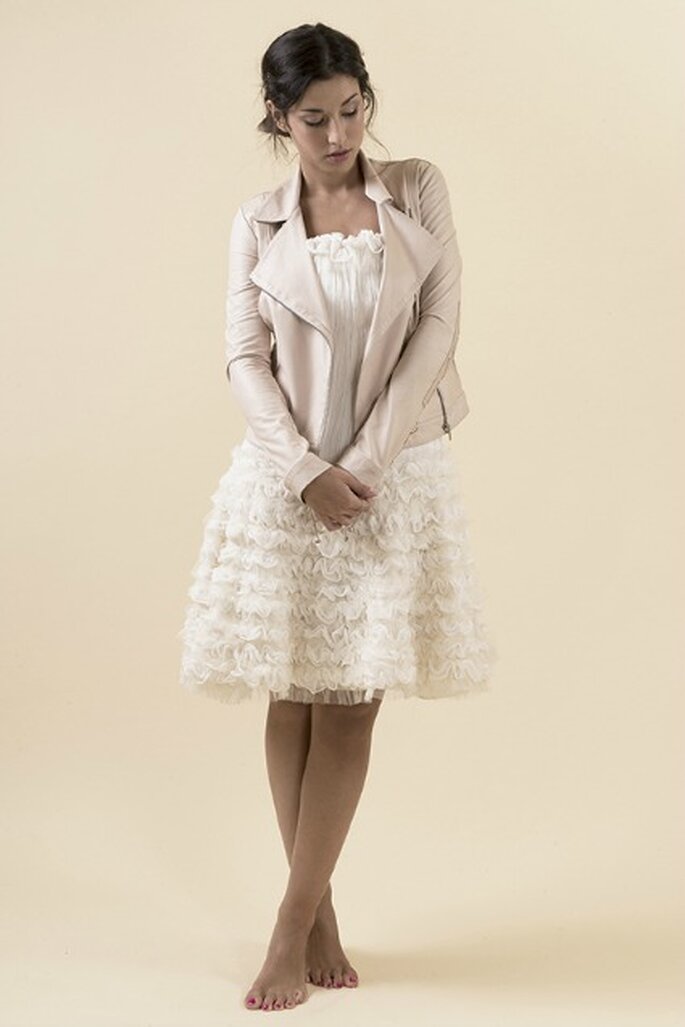 Robe de mariée sur mesure Steva Couture, modèle Rock