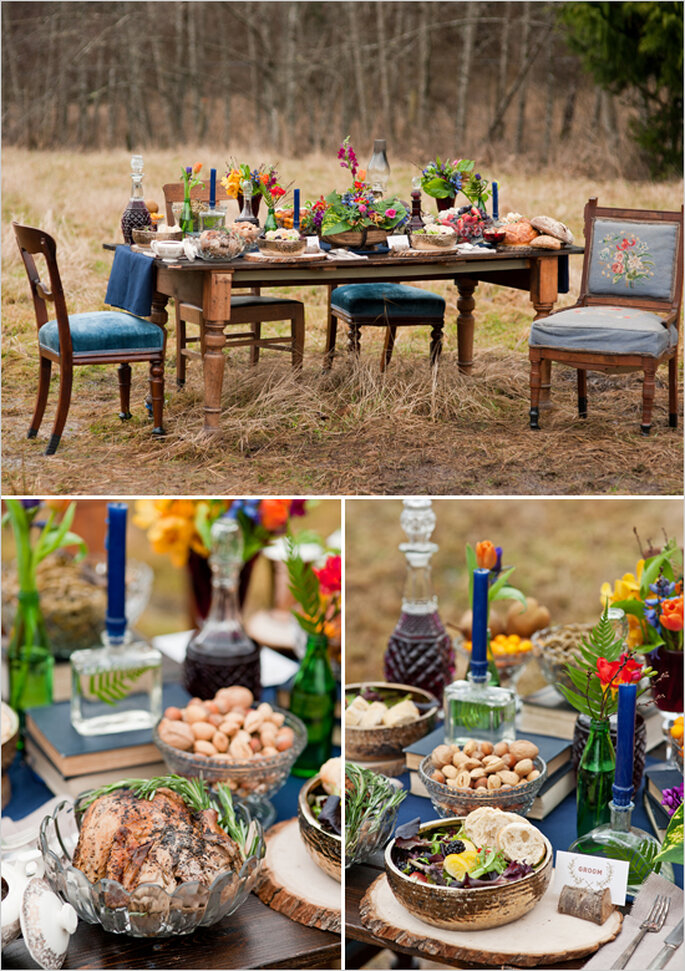 Una boda espectacular inspirada en Los juegos del hambre - Foto Courtney Clarke Photography