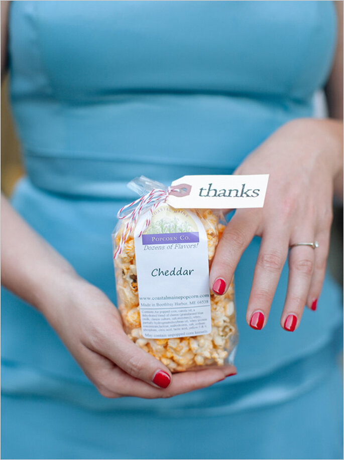 Tus invitados de boda amarán unas deliciosas palomitas - Foto Christina Diane Weddings