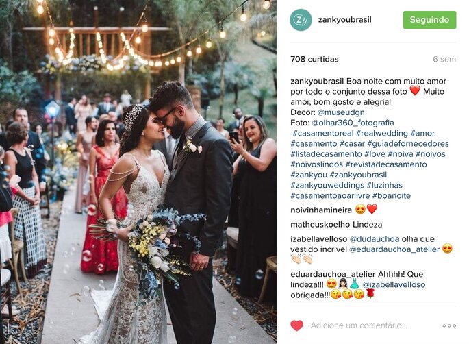 Zankyou Casamentos • Brasil on Instagram: “O casamento clássico e