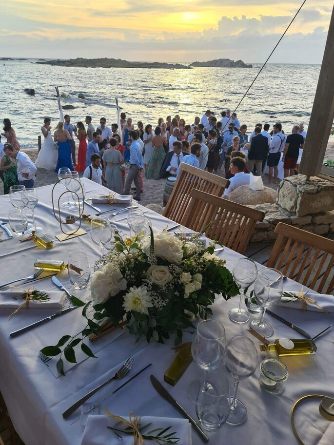 Vn d'honneur en bord de mer au restaurant Le Goeland