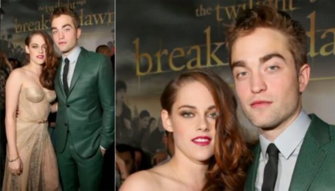 Inspiración en el look de Kristen Stewart y Robert Pattinson para una boda - Foto ENews YouTube