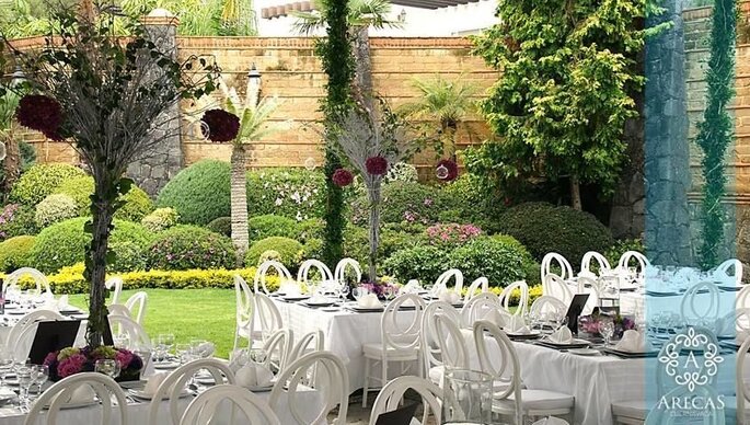 Arecas jardines para bodas Cuernavaca