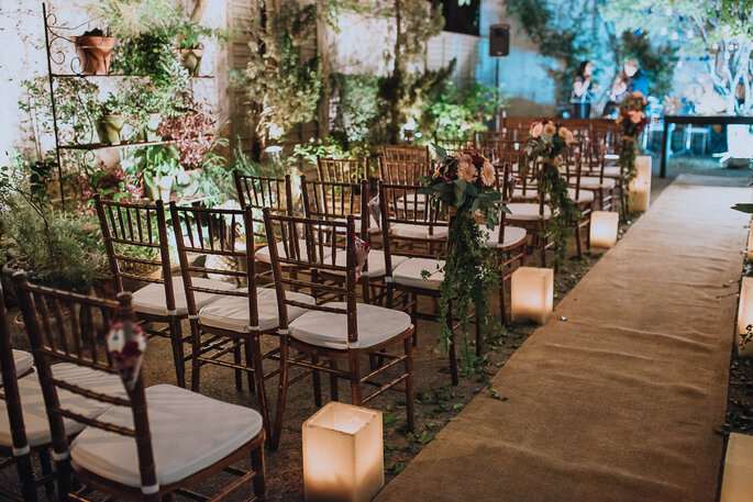 decoração cerimônia casamento