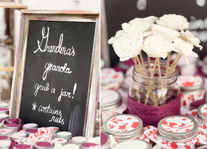 Dulces & Mermeladas de regalo. Foto: Glass Jar Photography