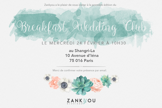 Invitation Breakfast Wedding Club