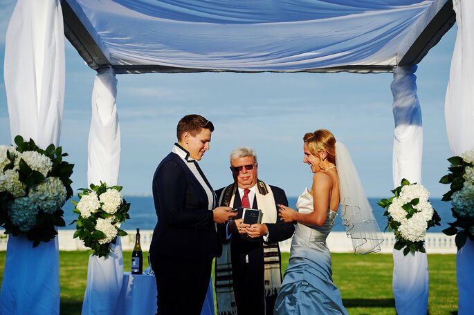 Nicole + Emilie's Wedding, Image: Ryan Brenizer + Tatiana Breslow