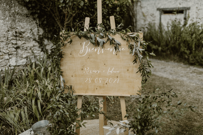 Décoration naturelle et sobre pour un mariage