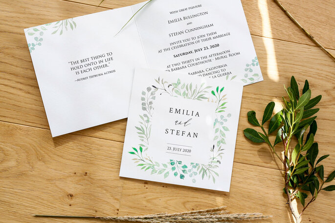 Zweisprachige Hochzeit planen, internationale Hochzeitspapeterie