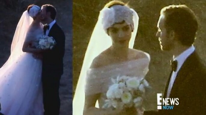 Fotos de la boda de Anne Hathaway - Foto ENews YouTube