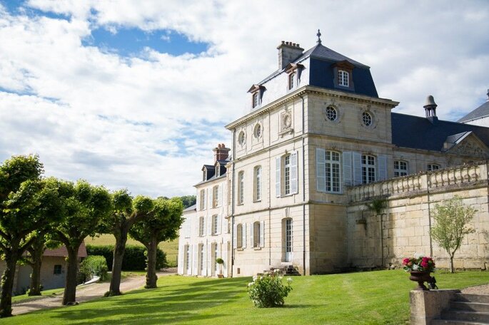 Un château pour une réception de mariage dans le Val-d'Oise