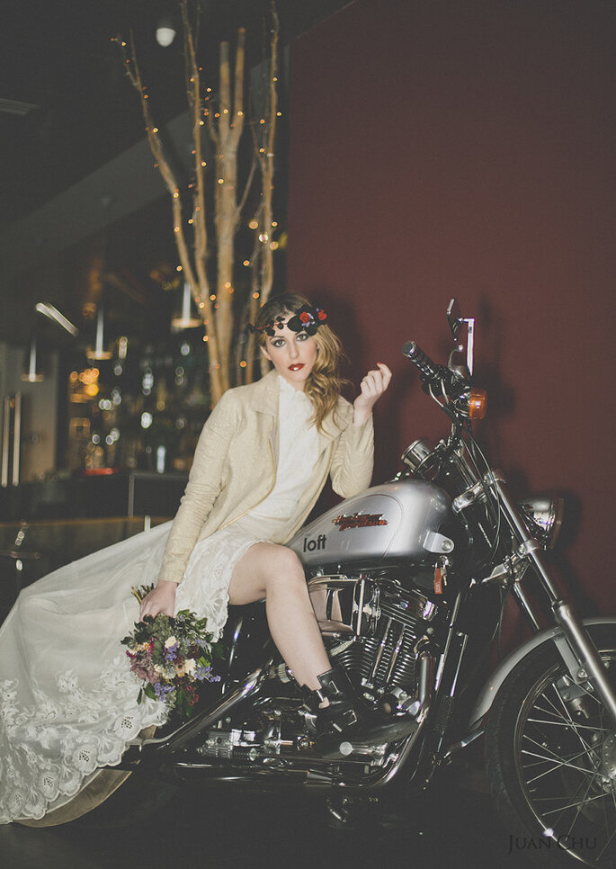 Una novia rebelde: un look rockero y atrevido para tu boda