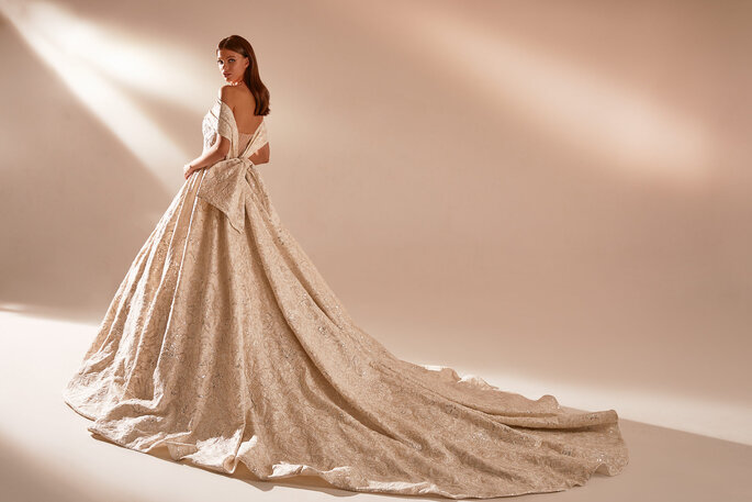 80 vestidos de novia con cintas o lazos: ¡feminidad en cada diseño!