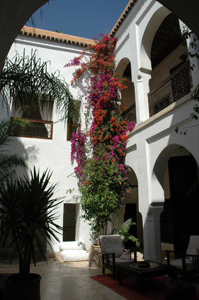 Terrasse et patio du Riad Mabrouka Marrakech