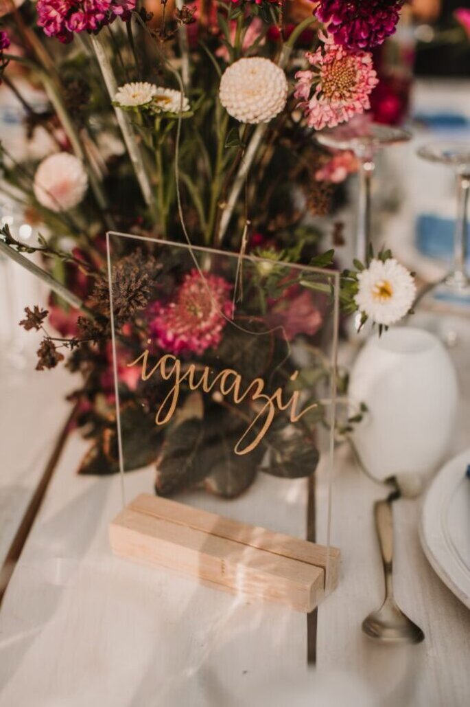 tables de mariage