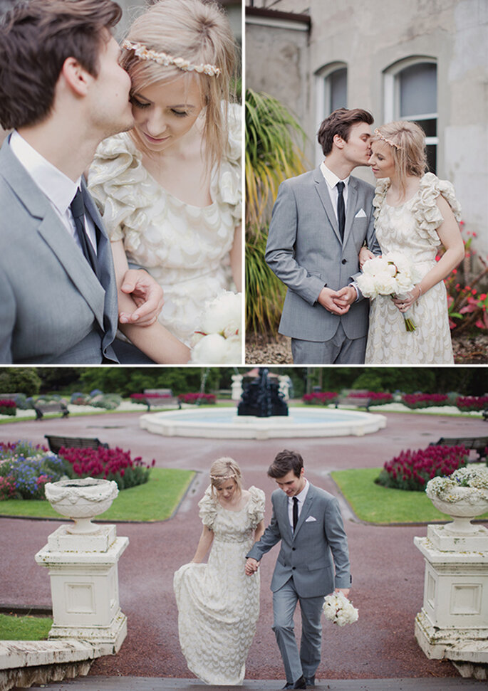 Detalles en color gris para tu outfit de boda - Foto Benjamin and Elise Photography