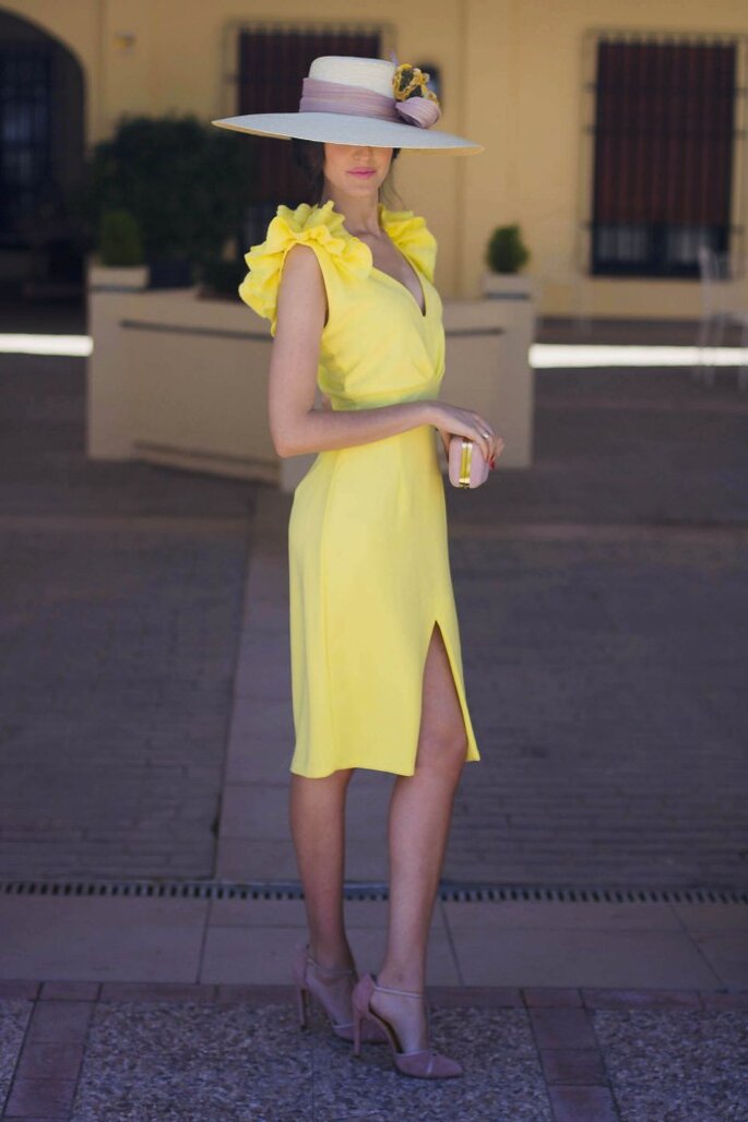 vestido amarillo 