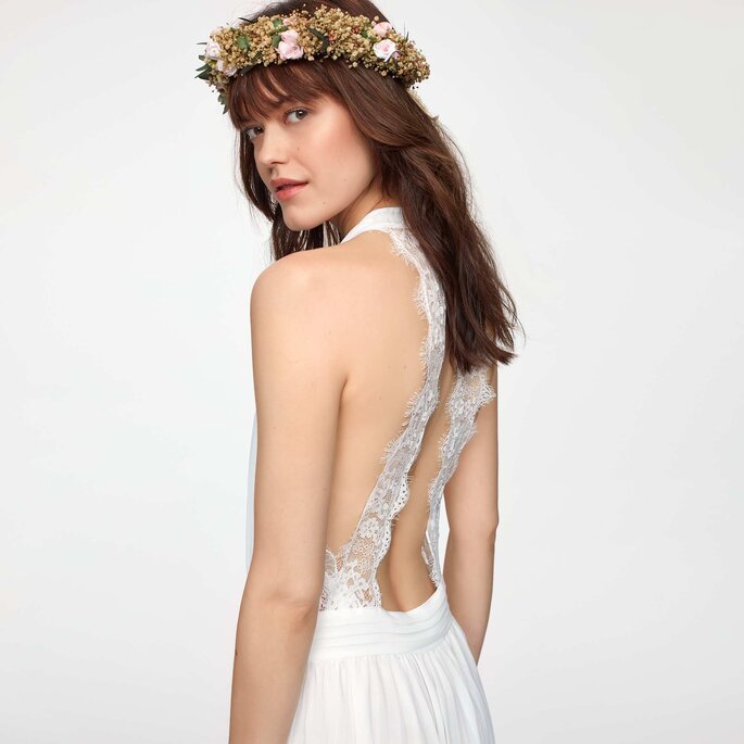 Photo : Robe de mariée Flore Blanc - KIABI