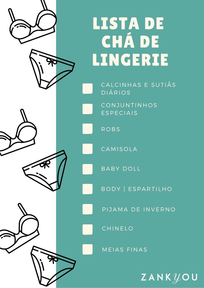 Chá de Lingerie: passo a passo completo para organizar o seu