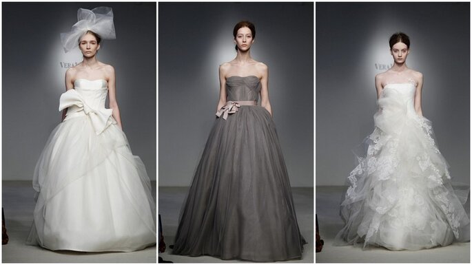 Vera Wang anche per la sposa 2012 punta sul lungo e sui tessuti vaporosi