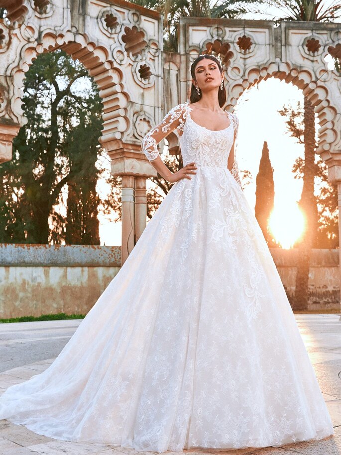 185 vestidos de novia princesa 2023: diseños que no querrás dejar escapar
