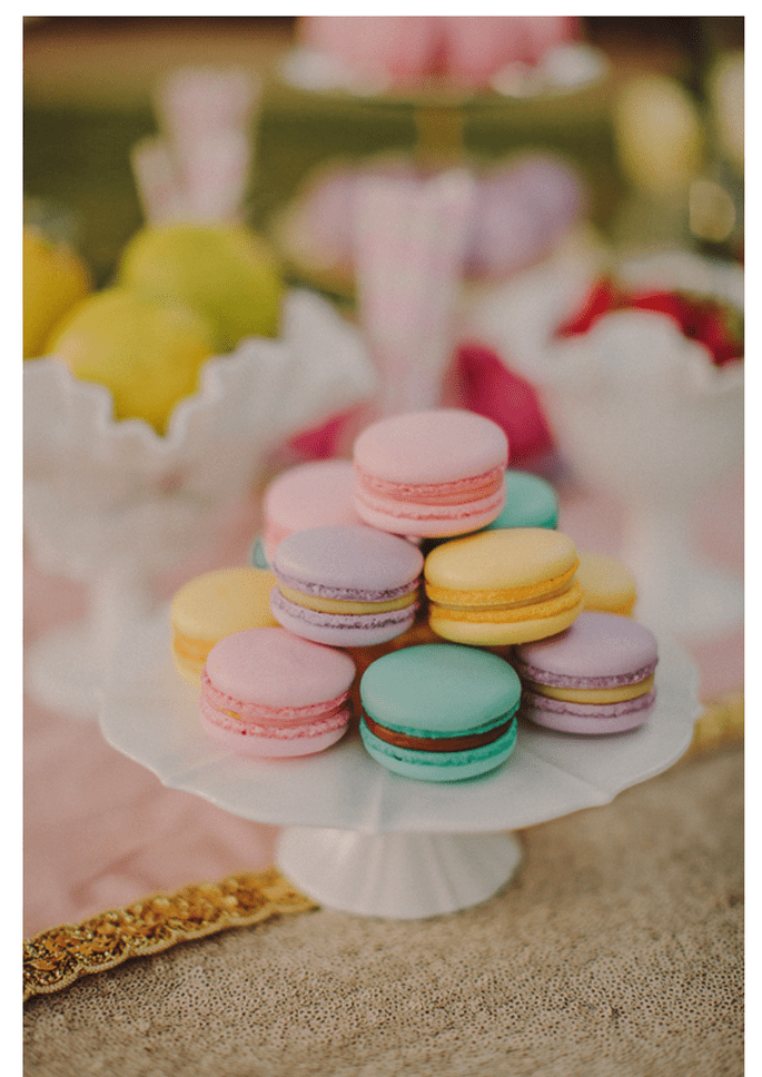 Macarons para el postre de tu boda - Foto David Robertson