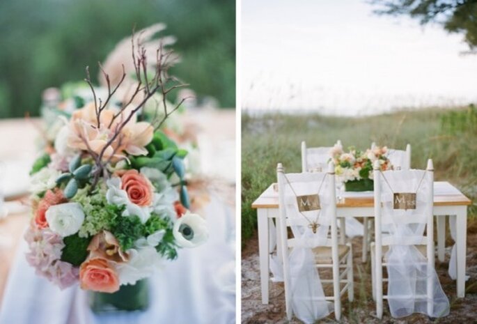 Montajes perfectos para una boda en la playa - Foto Jessica Lorren Photography